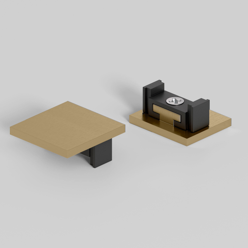 Заглушки для накладного шинопровода (2шт) Elektrostandard Line Magnetic 85230/00 латунь