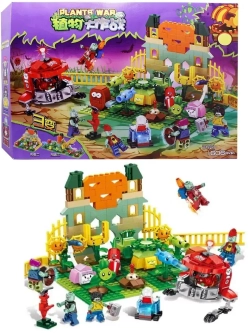 Конструктор Растения против Зомби Садовые войны 606 деталей