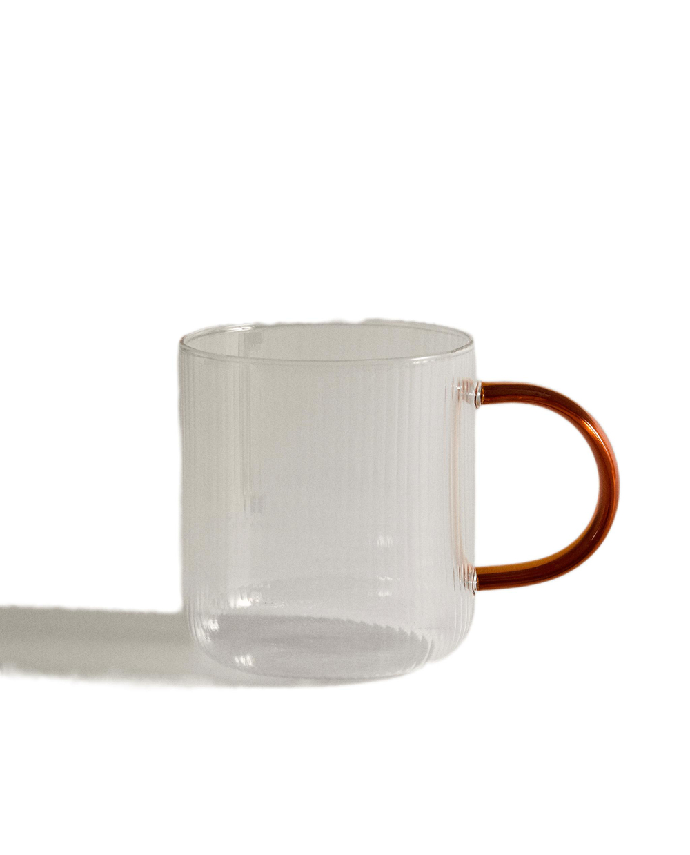 Zara Home чашка из боросиликатного стекла, цвет серый, 9 см