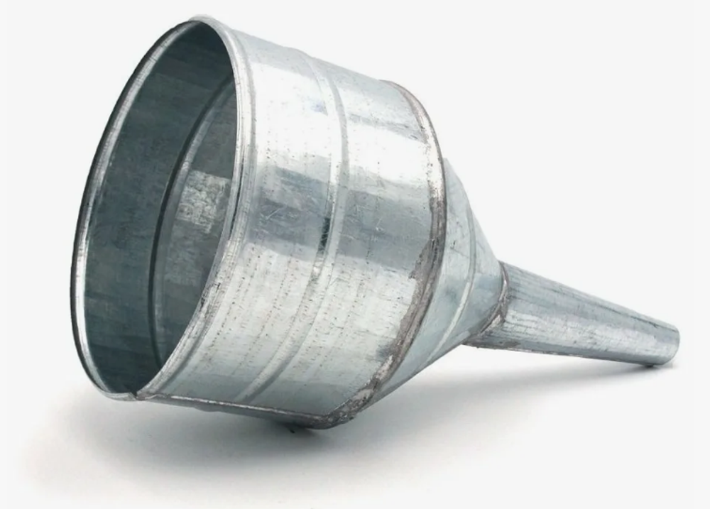 Лейка- ведро для бензина металлическая  D=165мм 366