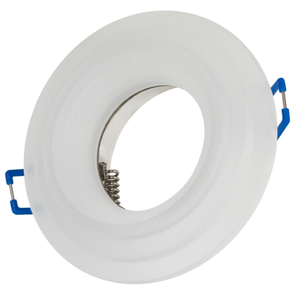 Светильник встраиваемый декоративный ЭРА DK105 WH под лампу MR16 GU5.3 белый