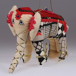 Ёлочная игрушка Слон купить у производителя ☆ Кукольная мастерская на ...