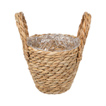 Кашпо плетеное "Сафари" с ручками, Д165 Ш165 В140, натуральный Lishan-07 XS