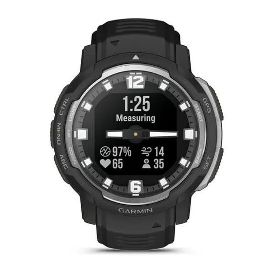 Умные часы Garmin Instinct Crossover - Standard Edition, черный