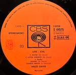 Miles Davis - Live-Evil 2LP (Италия 1972г.)