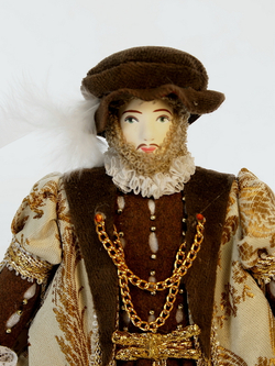 Кукла коллекционная король Генрих VIII