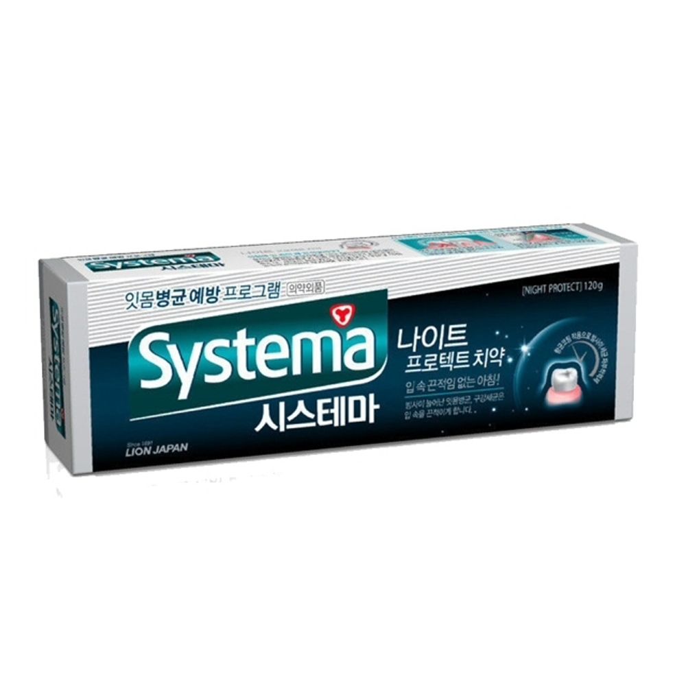 LION Ночная зубная паста Systema Night Protect 120 г