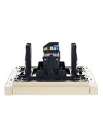 FORTE&PIANO Розетка компьютерная RJ45 кат.5E FP432 ваниль IEK