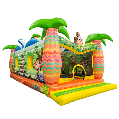 Коммерческий надувной батут «Заповедник» 8*4*4 м