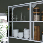 Угловой кухонный гарнитур - IKEA ENHET, 210.5х248.5х75 см, белый/имитация дуба, ЭНХЕТ ИКЕА