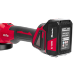 Машина шлифовальная угловая аккумуляторная бесщет. AGB-BL-20-125, Li-Ion, 20 В// MTX