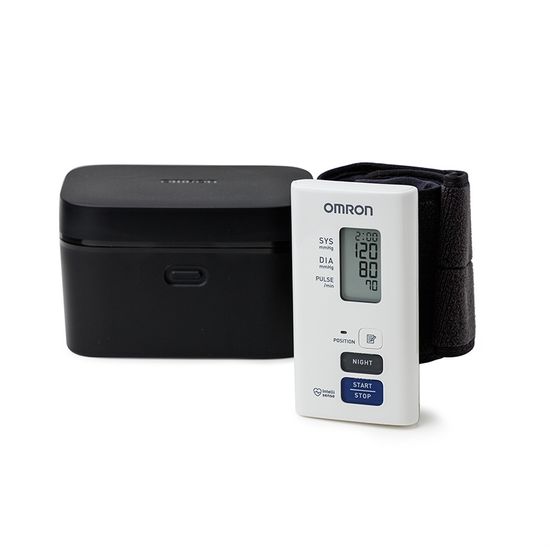 Тонометр Omron автоматический на запястье NightView, HEM-9601T-E3