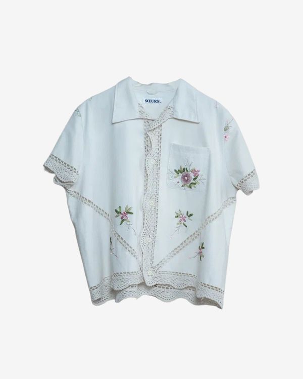 Рубашка с Розами из Лент 2 - фото 1