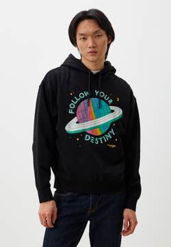 Толстовка мужская WRANGLER SEASONAL HOODIEBLACK
