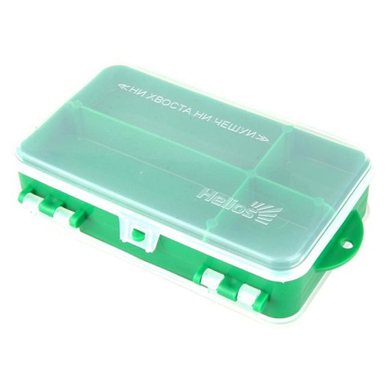 Коробочка для оснастки Helios двухсторонняя (зеленая)