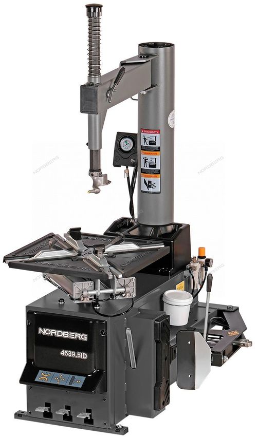 NORDBERG (4639,5IDG 380) Станок шиномонтажный полуавтомат, двухскоростной, стол с накладками, 380 В, серый