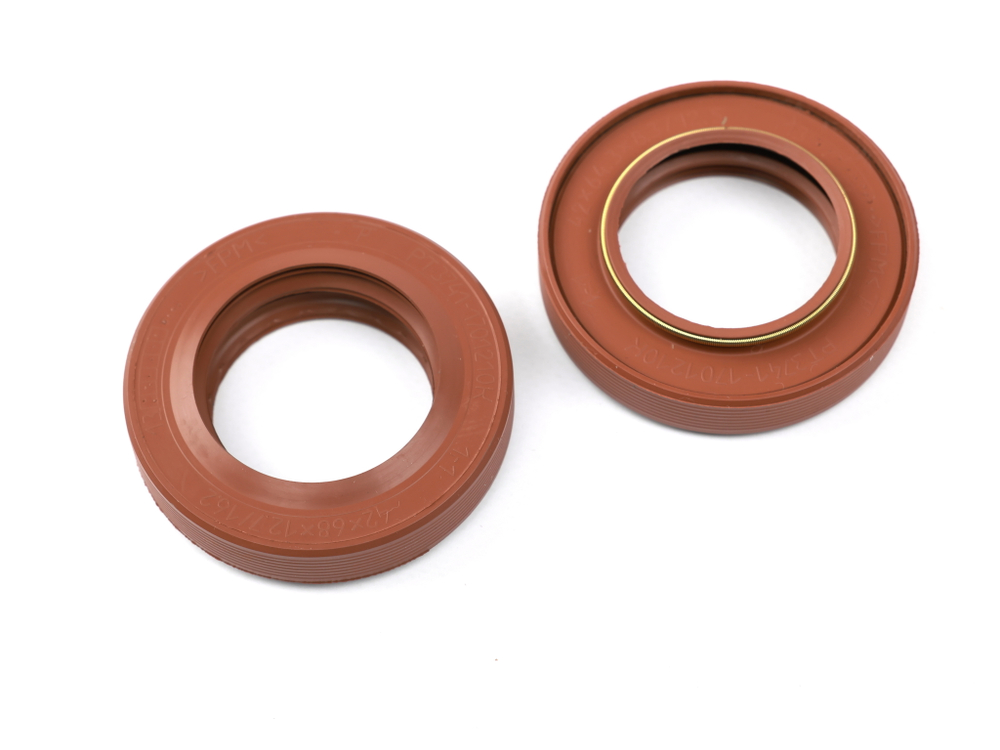 Сальник 42х68х16,4 а/м УАЗ-3160, Патриот раздаточной коробки передач (кассетный) (красный с пружиной 2шт. /FPM ) Резинотехника г. Балаково ( ОЕ 3741-1701210 )