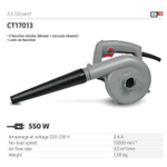 Воздуходувка пылесос электро CROWN CT17013