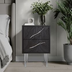 Тумба Арт Колор leaves Стайл Сильвер Терпкий коричневый