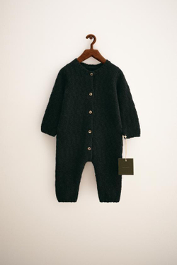 ZARA TIMELESS - ШЕРСТЯНОЙ КОМБИНЕЗОН, ЧЕРНЫЙ