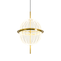 Подвесной светильник 8631P/C copper/clear