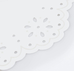 Салфетки маленькие "Белое кружево" 16 шт. (12,7 х 12,7см)