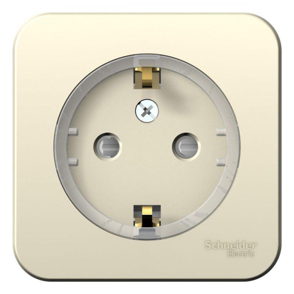 Розетка 1-м ОП Blanca 16А IP20 250В с заземл. защ. шторки с изолир. пластиной (компакт) молоч. SE BLNRA111112 Розетка 1-м ОП Blanca 16А IP20 250В с заземл. защ. шторки с изолир. пластиной (компакт) молоч. SE BLNRA111112