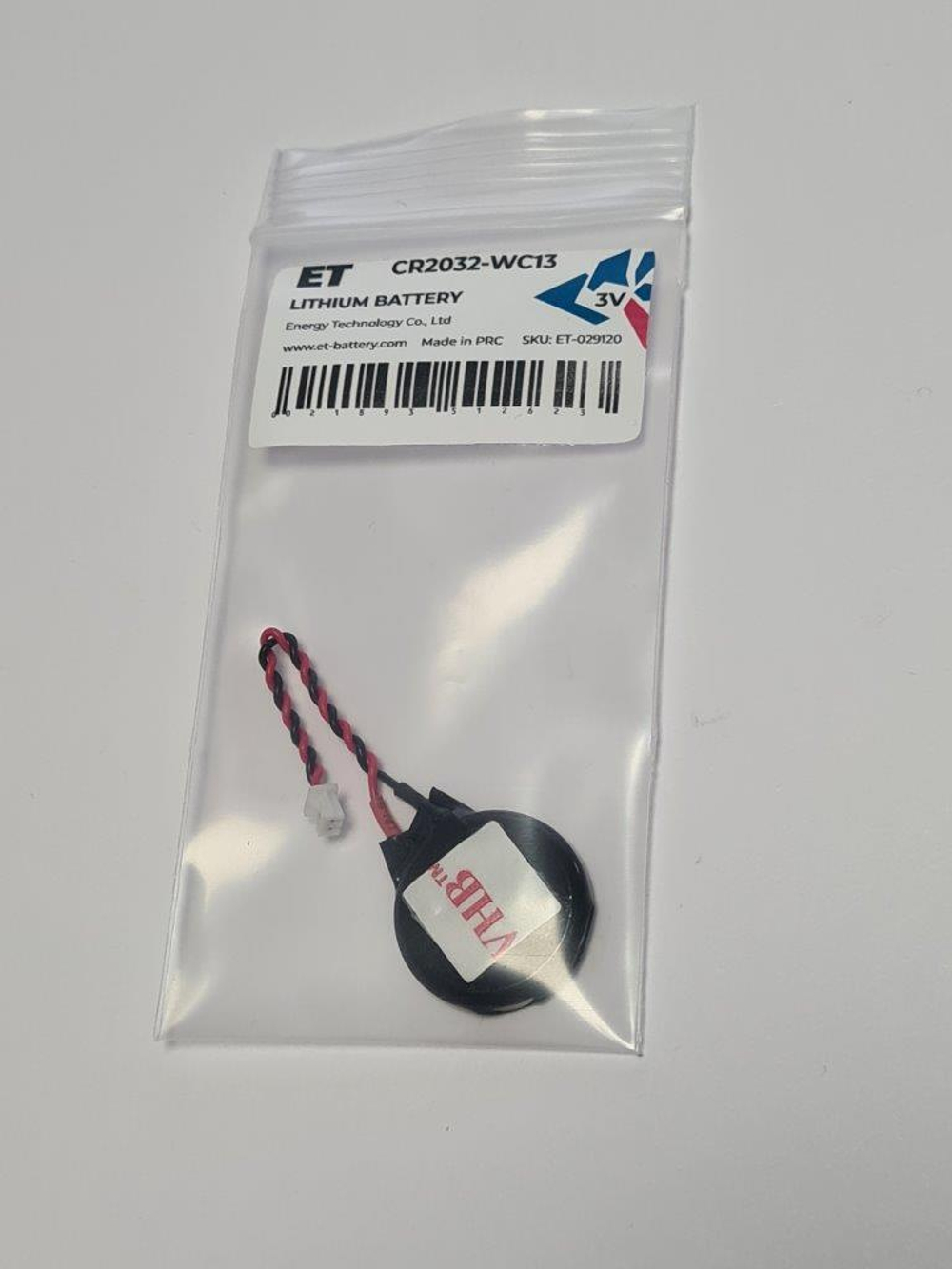 Элемент питания ET CR2032-WC13 PK1