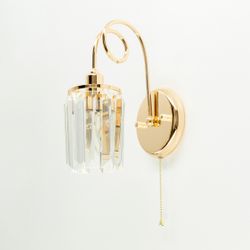 Citilux Синди CL330312 Бра хрустальное с выключателем Золото