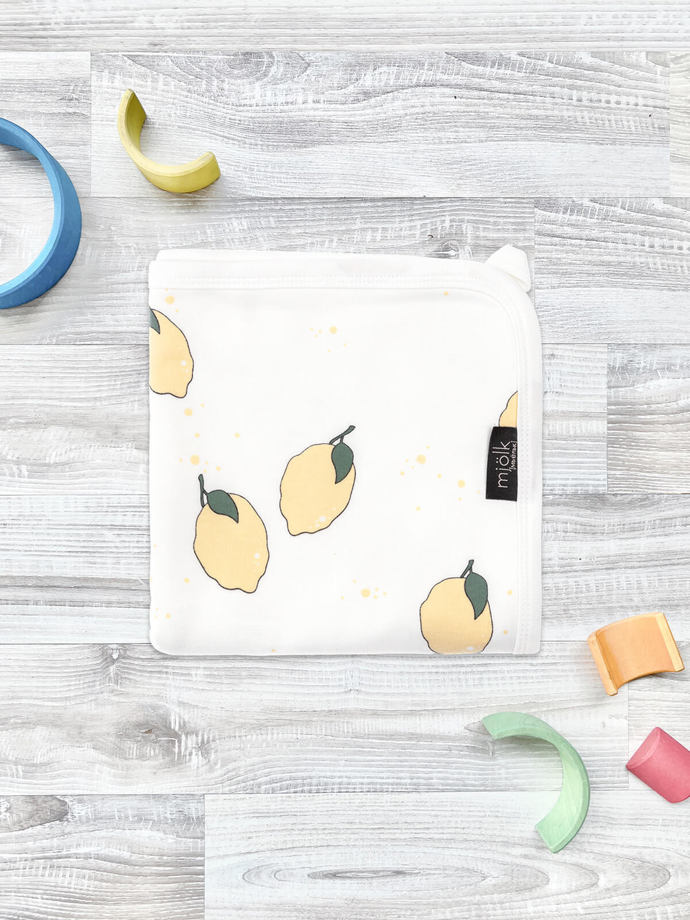 Двусторонний плед Mjölk Лимоны