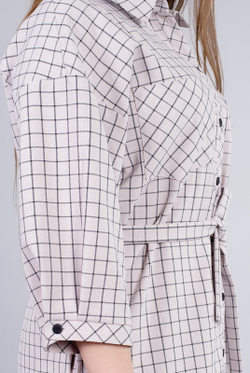 Платье женское 2211оп, клетка #259Клд052211оп