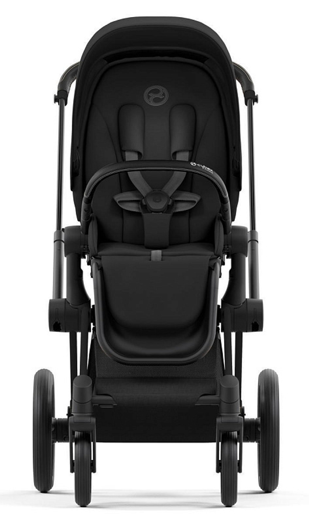 Коляска Cybex Priam IV Matt Black complete и автокресло Cloud G i-Size Magic Black 3 в 1 Sepia Black