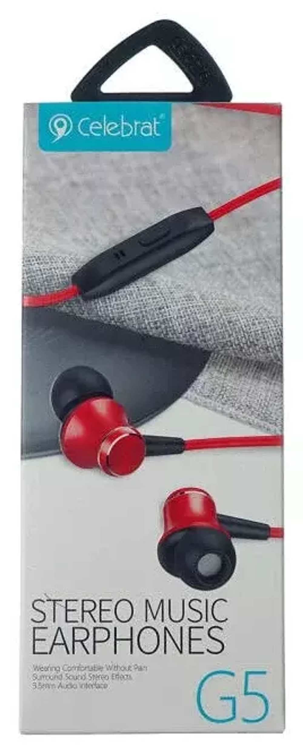 Наушники Celebrat G5 red