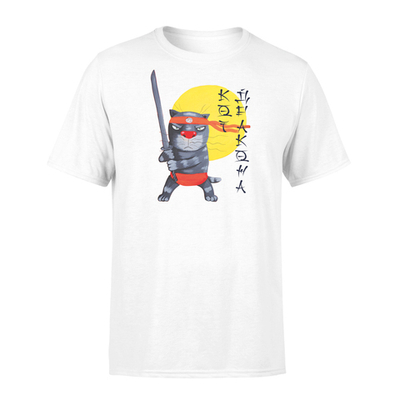 Футболка "Кот дракона. Самурай"