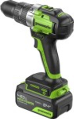 Дрель-шуруповерт аккумуляторная GREENWORKS GD24DD60 ударная, 24V, АКБ 4Ач и ЗУ 3704107CUB