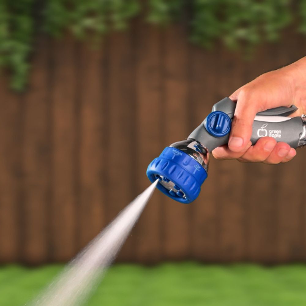 GWHM12-034 GREEN APPLE Пистолет-распылитель, металл, 6 режимов | Аксессуары для полива Green Apple