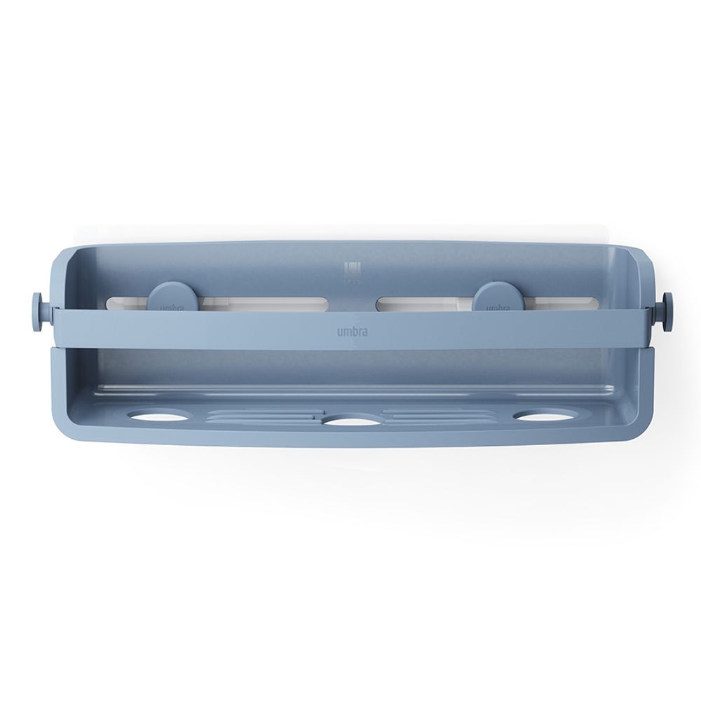 Органайзер для душа Flex Adhesive, голубой