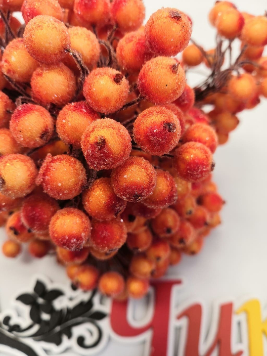 Ягоды в сахаре на проволоке (Апельсин)