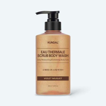Kundal Eau Thermale Scrub Body Wash Cozy Darjeeling гель-скраб, 500мл