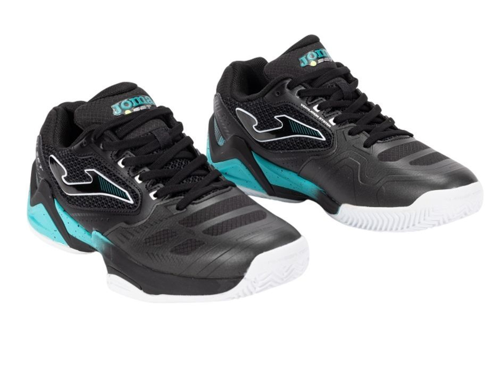 Мужские кроссовки теннисные Joma Set 2501 Clay - черный