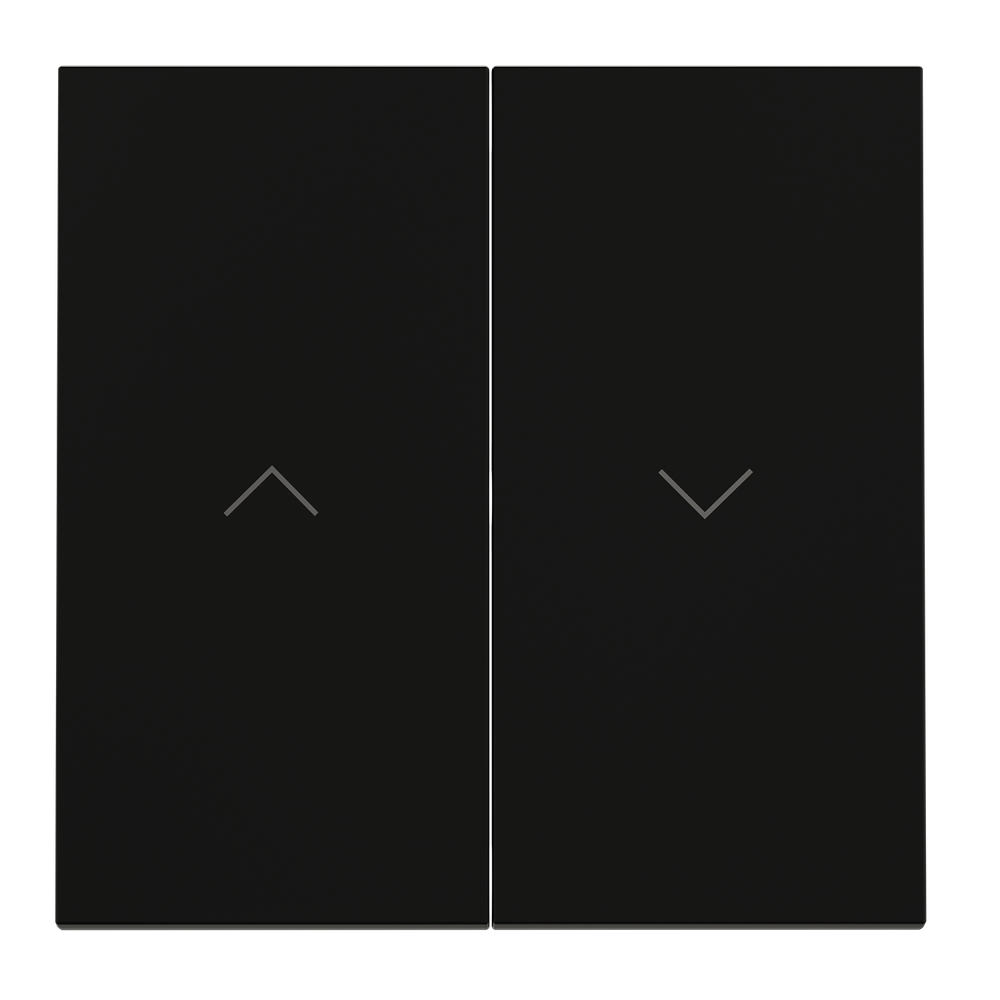 Клавиши для выключателя жалюзи, S70 (черный матовый)