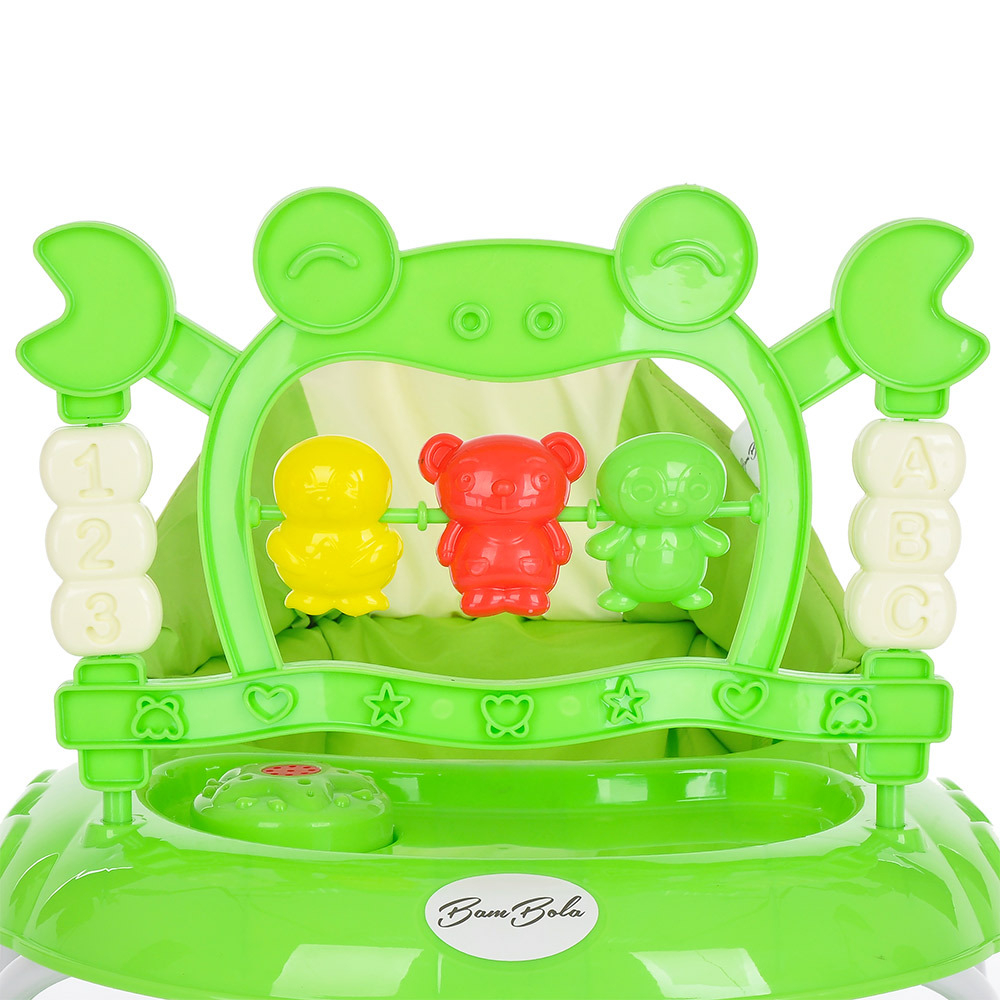 BAMBOLA Ходунки Краб (8 колес,игрушки,муз) (64*55*53) Green/Зеленый