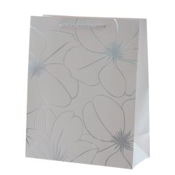 GAEM Пакет подарочный M (бумага 210г/м2, блок 12шт), L26 W12 H32 см, 5в.