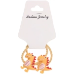 Резинки для волос детские 2шт «Fruit boom - Зверюшки», цвет микс, d-5,5см