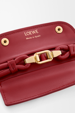 Loewe Сумка Madrid среднего размера из мягкой телячьей кожи, красный