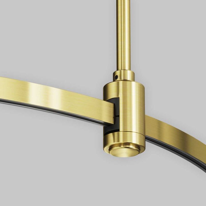 Шинопровод круглый из полукругов 1500мм Maytoni Technical FLARITY Busbar trunkings Flarity TRX154-2SR-D1500-BS
