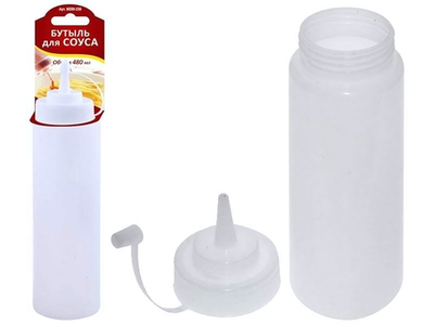 Бутыль для соуса пластиковая 480мл