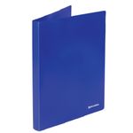Папка на 2-х кольцах, 25мм, Brauberg Office, 500мкм, синяя