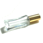 100 КОМПЛЕКТОВ: Флакон Gift 7,5 ml FEA 13, колпачок ALUCAP GOLD, спрей самозащелкивающийся GOLD с кольцом