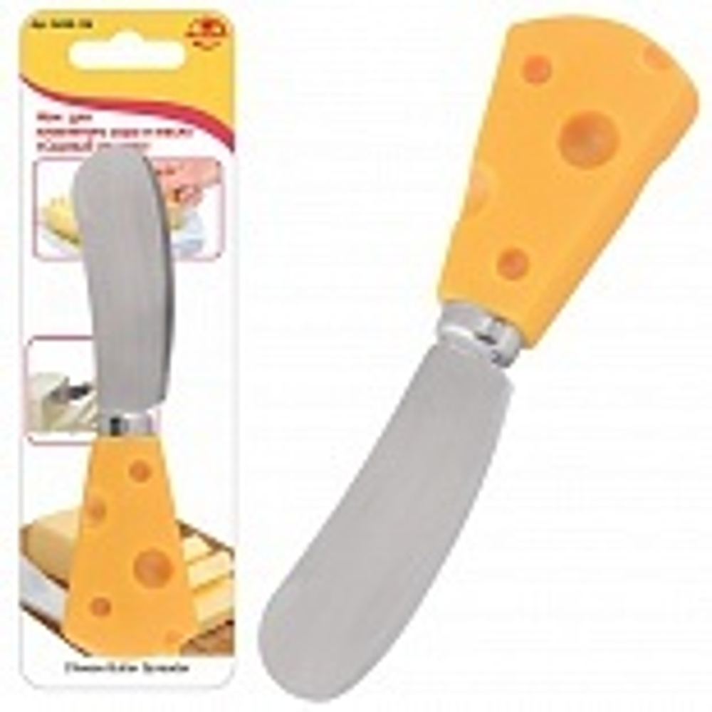 Нож для плавленого сыра и масла Сырный ломтик DA50-136 (12/1)